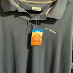 Columbia Men's Gray Polo Shirt